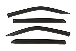 Ram 1500 TRX Side Window Deflectors - Rough Country - Tape On Rain Guard - '21-'24